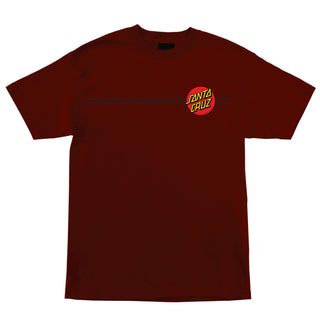 Santa Cruz Skateboards Shirt Classic Dot Burgundy