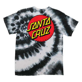 Santa Cruz Skateboards Shirt Classic Dot Swirl Black