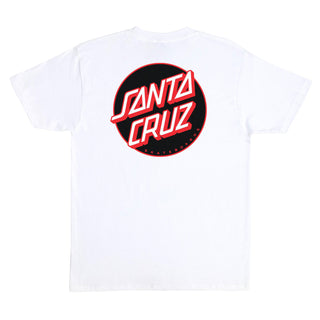 Santa Cruz Skateboards Shirt Other Dot White/UV Reveal