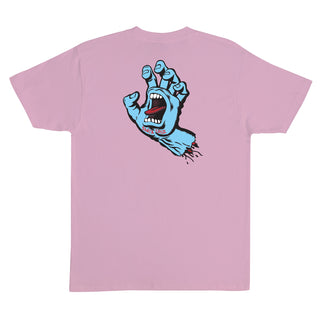 Santa Cruz Skateboards Shirt Screaming Hand Light Pink