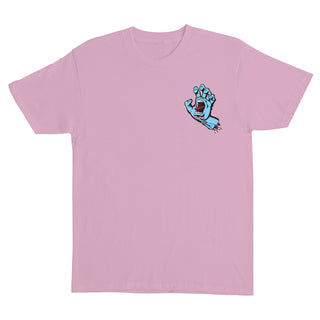 Santa Cruz Skateboards Shirt Screaming Hand Light Pink