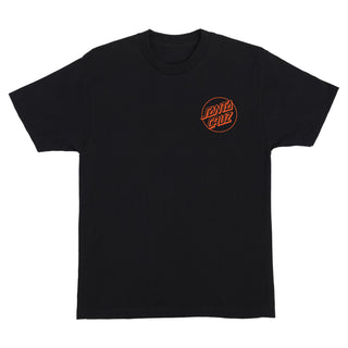 Santa Cruz Skateboards Shirt Opus Dot Black/Orange