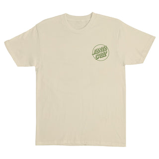 Santa Cruz Skateboards Shirt Opus Dot Cream/Green