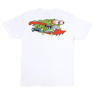 Santa Cruz Skateboards Shirt Meek Slasher White
