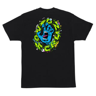 Santa Cruz Skateboard T-Shirt Slime Scream Black