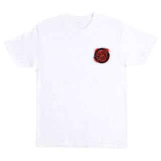 Santa Cruz Skateboards Shirt Roskopp Block Face White