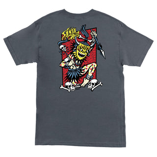 Santa Cruz Skateboards Shirt Salba Voodoo Frame Charcoal