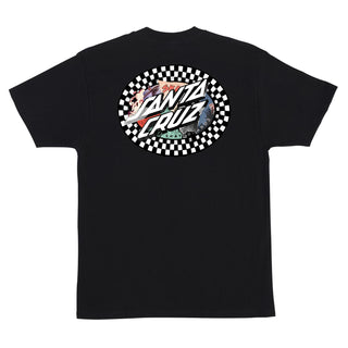 Santa Cruz Skateboards Shirt Collage Oval Dot Black
