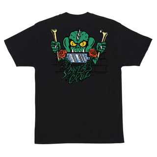 Santa Cruz Skateboards Shirt Rankine Monster Black