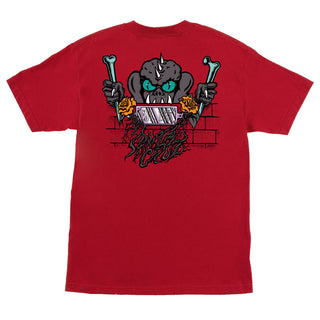 Santa Cruz Skateboards Shirt Rankine Monster Fuji Red
