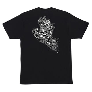 Santa Cruz Skateboards Shirt Scourge Hand Black