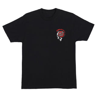 Santa Cruz Skateboards Shirt Short Fuse Black