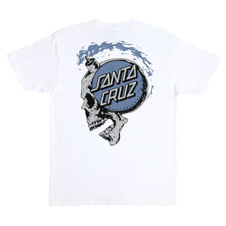 Santa Cruz Skateboards Shirt Short Fuse White