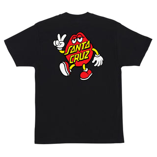 Santa Cruz Skateboards Shirt Dot Guy Black