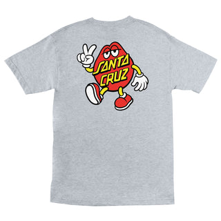Santa Cruz Skateboards Shirt Dot Guy Sport Grey