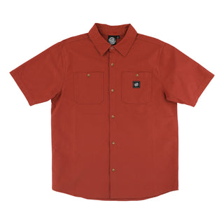 Santa Cruz Skateboards Shirt Opus Work Top Faded Brick
