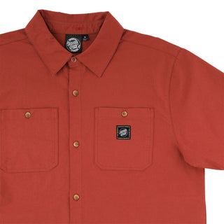 Santa Cruz Skateboards Shirt Opus Work Top Faded Brick