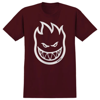 Spitfire Wheels Youth Shirt Bighead Maroon/White Kids