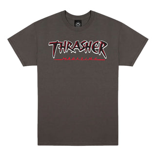 Thrasher Magazine Shirt Slash Charcoal