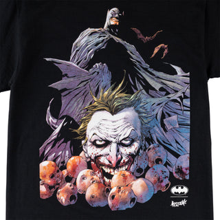 Welcome x Batman Skateboard T-Shirt Heads Up Black
