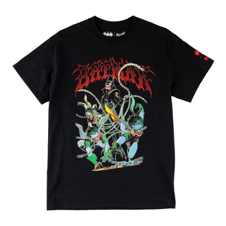 Welcome x Batman Skateboard T-Shirt Batman Who Laughs Black