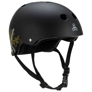 Triple 8 Skateboard Helmet Certified Sweatsaver Sky Brown Size XS/S