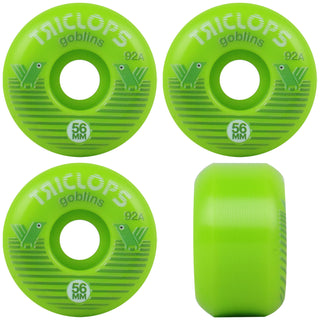 Santa Cruz Skateboard Green 8.8" with Independent Mids Trucks, Triclops Wheels