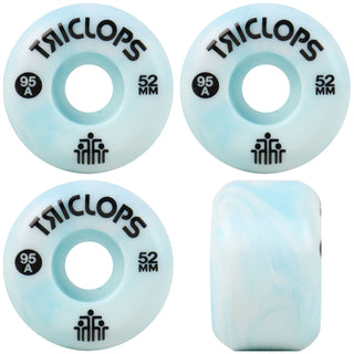 Triclops Wheels Blue Marbles 52mm 95A