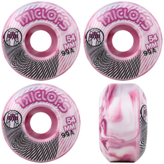 Triclops Wheels Stratus Pink Swirl 54mm 99A