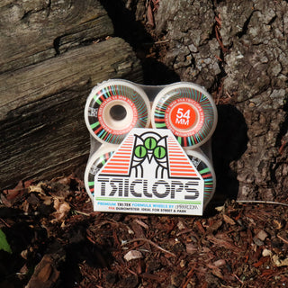 Triclops Skateboard Wheels 54mm Hypnotic 99A White