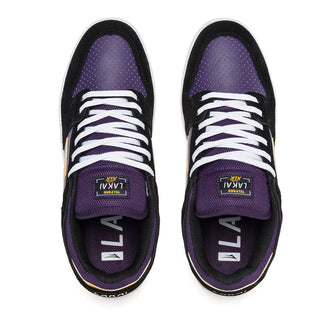 Lakai Shoes Telford Low Black/Grape Suede Mens