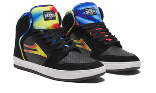 Lakai Skateboard Shoes Telford Black Tie Dye