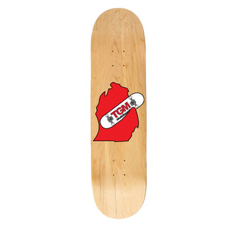 TGM Skateboards Mitten Logo Canadian Maple Deck Natural