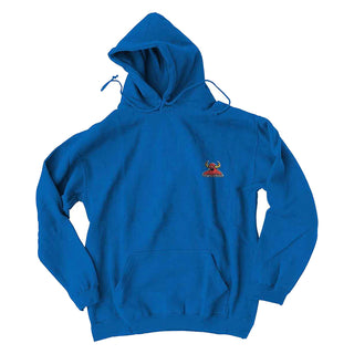 Toy Machine Skateboard Pullover Hoodie Monster Embroidered Royal