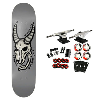 Toy Machine Skateboard Complete Rowley Heavy Metal Silver 8.75" x 32.0"