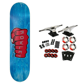 Toy Machine Skateboard Complete Rowley Fist Red/Assorted 8.5" x 31.75"