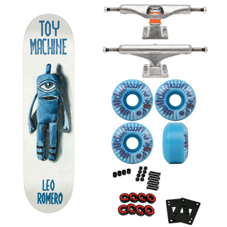 Toy Machine Skateboard Romero 7.88" with Independent Trucks, Triclops Wheels