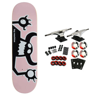 Toy Machine Skateboard Complete OG Monster Pink/Black 8.5"