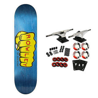 Toy Machine Skateboard Complete Rowley Fist Blue 8.5" x 31.75"