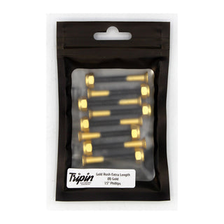 Tripin Skateboard Hardware 1.5" Phillips Gold Rush