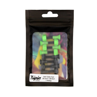 Tripin Skateboard Hardware 1" Phillips Sonic Green