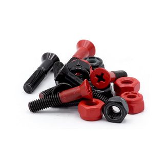 Tripin Skateboard Hardware 1.5" Phillips Hain-N Red