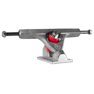 Caliber Longboard Trucks Version III 9" 44 degree Shim Raked Silver (Pair)