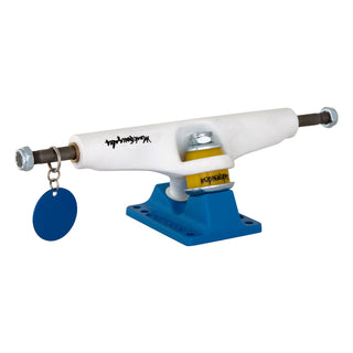 Independent Skateboard Trucks Stage 4 Pro Mark Gonzales Flat White Blue 151 (8.625") Pair