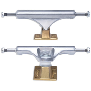 Slappy Skateboard Trucks ST1 Inverted Hollow Lights Gold 8.0"