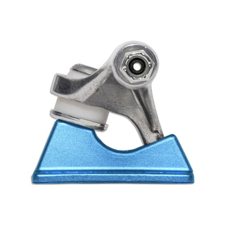 Slappy Skateboard Trucks Inverted Hollow Lights Ultra Low Kingpin 8.5" Silver/Light Blue