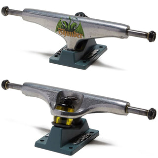 Thunder Skateboard Trucks Medieval Script Team Edition 149 (8.5") Polished / Teal (Pair)