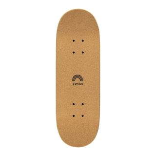 Tricks Skateboard Complete Balloon Mini Cork Top Brown 7.87" x 24.21"