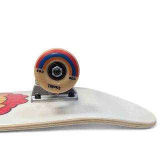 Tricks Skateboard Complete Lion Mini Cork Top White 7.87" x 24.21"