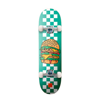 Tricks Skateboard Complete Happy Meat Midi Teal 8.25" x 29.5"